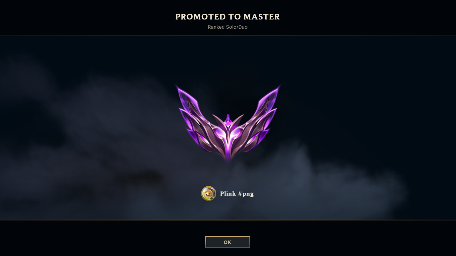 League of Legends: Promoted to Master, Ranked Solo/Duo