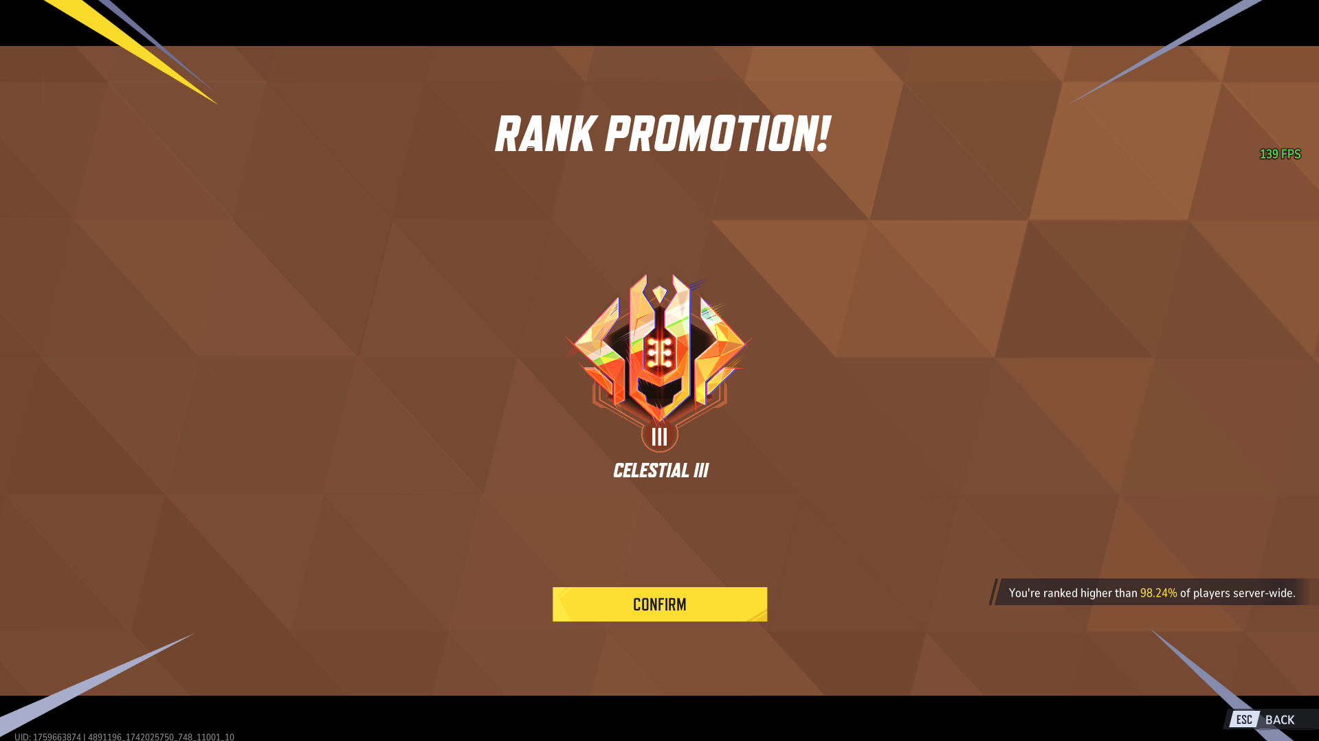Marvel Rivals: Rank Promotion to Celestial III